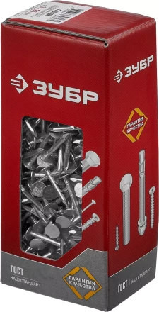 Гвозди с большой потайной головкой чертеж № 7811-7102 коробка серия МАСТЕР купить в Тюмени