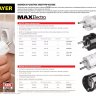 Вилка MAXElectro электрическая, 16А/220В, угловая, с заземлением, белая, STAYER 55161-W купить в Тюмени