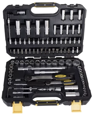 Набор инструмента 94 предметов пластиковый кейс 57057 купить в Тюмени