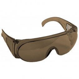 Очки STAYER &quot;STANDARD&quot; защитные, поликарбонатная монолинза с боковой вентиляцией, коричневые 11046