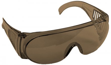 Очки STAYER &quot;STANDARD&quot; защитные, поликарбонатная монолинза с боковой вентиляцией, коричневые 11046 купить в Тюмени