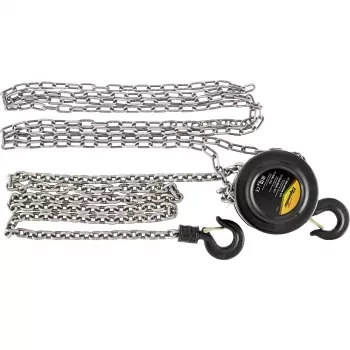 Таль цепная 500 кг h подъема 2,5 м расстояние между крюками 240 мм SPARTA 519105 купить в Тюмени