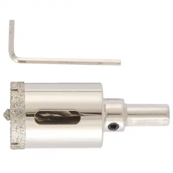 Сверло алмазное по керамограниту 30 х 67 мм 3-гранный хвостовик MATRIX 726303 купить в Тюмени