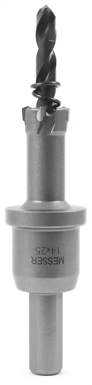 ТСТ коронка MESSER 14X25 с центрирующим сверлом и толкающей пружиной20-25-014 купить в Тюмени