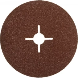 Круг шлифовальный ЗУБР &quot;ПРОФИ&quot; фибровый, для УШМ, P60, 150х22мм, 5 листов 35585-150-060