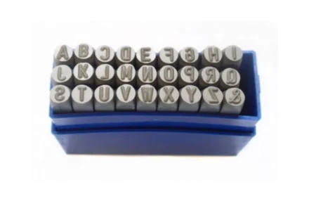 Клеймо буквенное 6мм латиница купить в Тюмени
