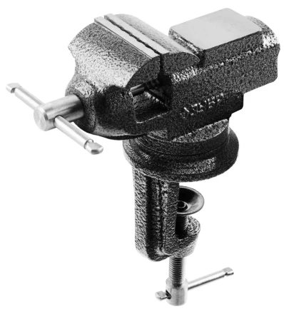 Тиски-мини ЗУБР &quot;МАСТЕР&quot;, поворотные с наковальней, для точных работ, 60мм 32485 купить в Тюмени