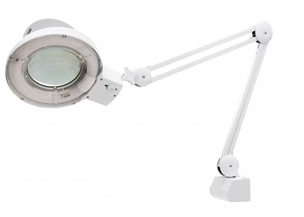 Лупа с подсветкой 3-х кратная D 125 мм со струбцинным креплением к столу MATRIX 913625 купить в Тюмени