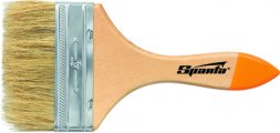Кисть плоская Slimline 2,5&quot; (63 мм) натуральная щетина деревянная ручка  SPARTA 824355