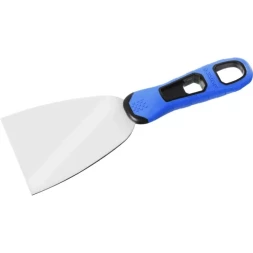 Шпатель ЗУБР &quot;ПРОФЕССИОНАЛ&quot; профилированное нержавеющее полотно, 2к ручка, 80мм 10049-08_z03