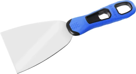 Шпатель ЗУБР &quot;ПРОФЕССИОНАЛ&quot; профилированное нержавеющее полотно, 2к ручка, 80мм 10049-08_z03 купить в Тюмени