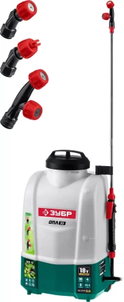 ЗУБР 10 л, аккумуляторный опрыскиватель (ОПЛ-10) купить в Тюмени