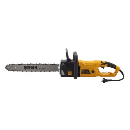 Пила цепная электрическая Denzel EDS-2200, 2.2 кВт,продольная, шина 45 см, шаг 3/8, паз 1.3 мм, 62 звена 95619 купить в Тюмени