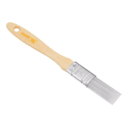 Кисть плоская для лаков &quot;Евро&quot; 3/4&quot;, искусственная щетина, деревянная ручка MTX 83084 купить в Тюмени