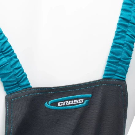 Полукомбинезон профессиональный рабочий Gross 90446, 97% хлопок 3% спандекс, XXXL купить в Тюмени