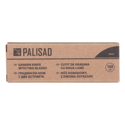 Нож садовый Palisad, 168 мм, складной, с двумя лезвиями, пластиковая рукоятка, 790567 купить в Тюмени