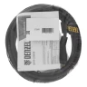 Шнур сетевой Denzel Energy Series, ПВС, 3 м, 2 x 1 мм, с неразборной вилкой, черный, 3 м, 37665 купить в Тюмени