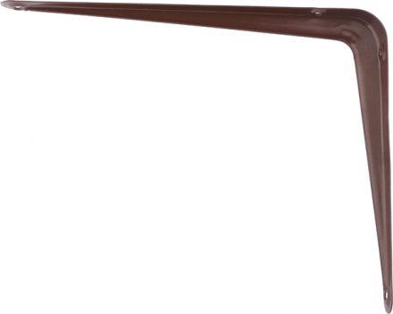 Кронштейн угловой с ребром 200х250 мм коричневый СИБРТЕХ 94026 купить в Тюмени