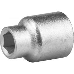 Головка торцовая НИЗ (1/2"), 40Х, шестигранная, оцинкованная, 11мм 2772-11