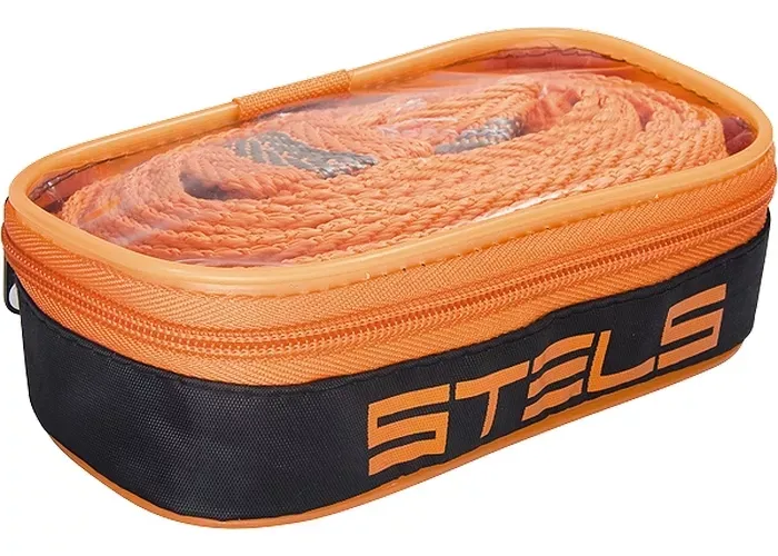 Трос буксировочный 12 тонн 2 петли сумка на молнии STELS 54384 купить в Тюмени