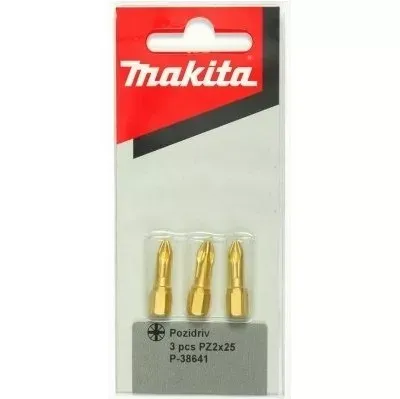 Биты Makita PZ2 25мм 3шт, алмазные (P-38641) купить в Тюмени
