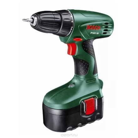 Дрель-шуруповерт аккумуляторная BOSCH PSR 18 (0.603.955.320) купить в Тюмени