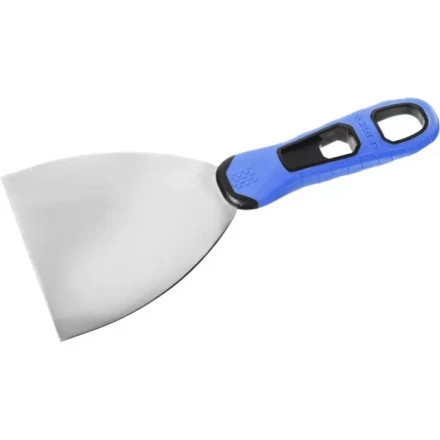 Шпатель ЗУБР &quot;ПРОФЕССИОНАЛ&quot; профилированное нержавеющее полотно, 2к ручка, 100мм 10049-10_z03 купить в Тюмени