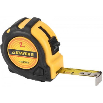 Рулетка STAYER &quot;STANDARD&quot; &quot;TopTape&quot;, 2х16мм 34025-02 купить в Тюмени