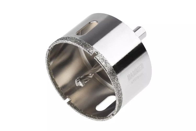 Коронка алмазная HAMMER Ф68мм HEX (DHS 68.0*65/5) купить в Тюмени