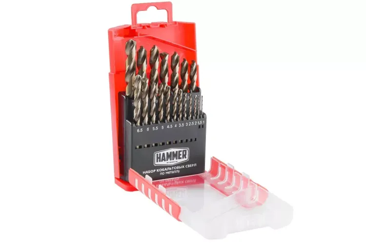 Набор сверл HAMMER No7 19шт. 1,0-10мм купить в Тюмени