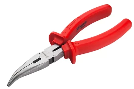 Длинногубцы Econom 160 мм изогнутые шлифованные пластмассовые рукоятки MATRIX 17494 купить в Тюмени