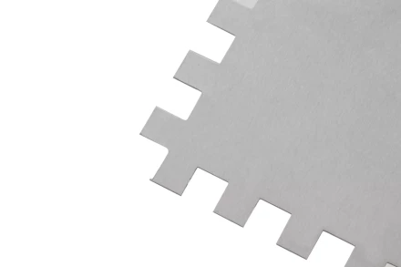 Гладилка из нержавеющей стали, 280 х 130 мм, зеркальная полировка, пластмассовая ручка, зуб 8 х 8 мм Matrix 86782 купить в Тюмени