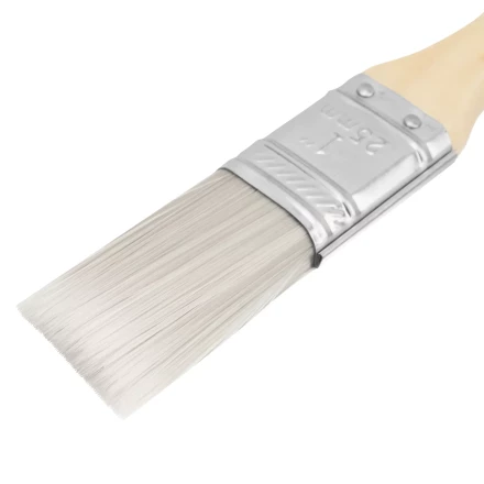 Кисть плоская для лаков &quot;Евро&quot; 1&quot;, искусственная щетина, деревянная ручка MTX 83085 купить в Тюмени