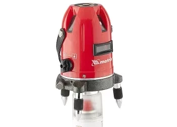 Уровень лазерный самовыравнивающийся. набор в пластиковом кейсе  MATRIX 35035 купить в Тюмени