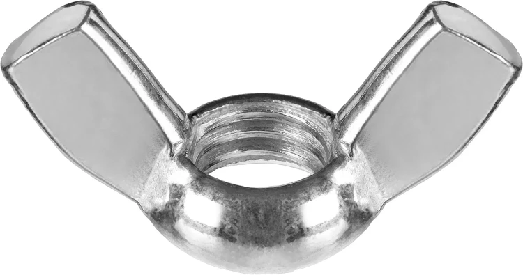 Гайка ЗУБР барашковая, DIN 315, оцинкованная,  M8, ТФ6, 4 шт. 4-303736-08 купить в Тюмени