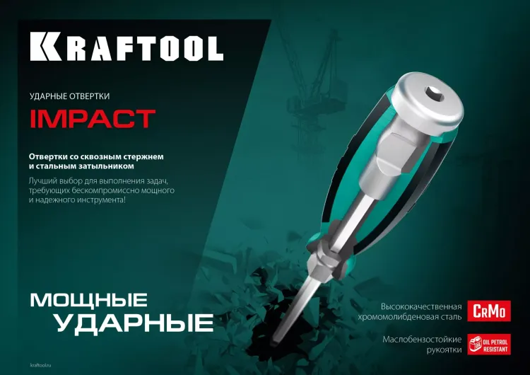 Набор ударных отверток IMPACT 25025 купить в Тюмени