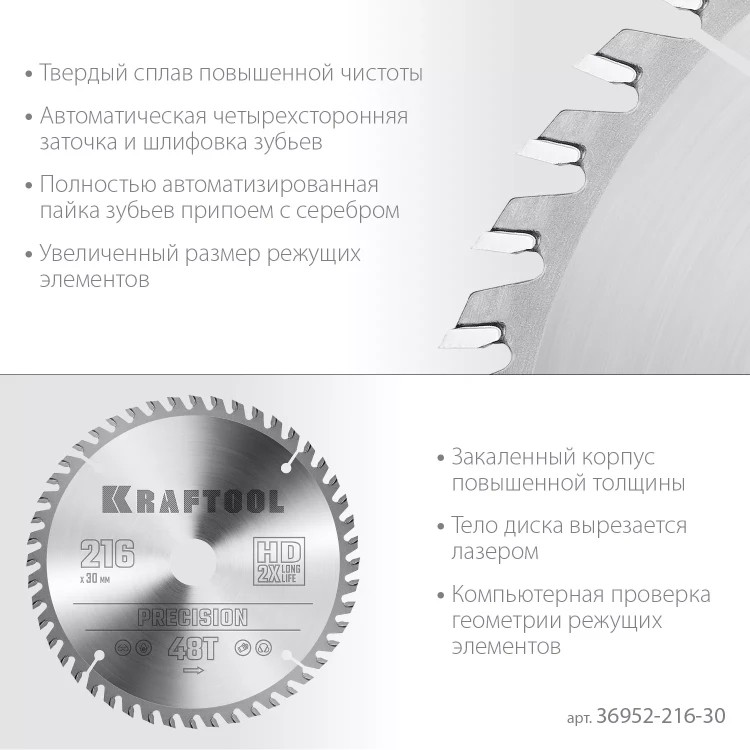 Диск пильный PRECISION, повышенный ресурс 36952-216-30 купить в Тюмени