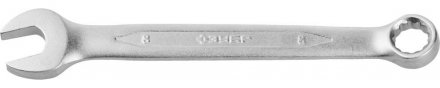 Ключ ЗУБР &quot;ПРОФИ&quot; гаечный комбинированный, Cr-V сталь, хромированный, 8мм 27022-08 купить в Тюмени