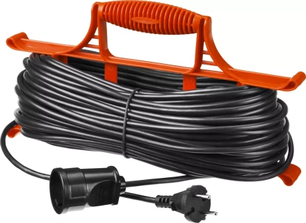 Удлинитель электрический &quot;MAXElectro&quot; на рамке, 50 м, 1 гнездо, STAYER 55018-50 купить в Тюмени