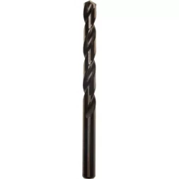 Сверло ЗУБР &quot;КОБАЛЬТ&quot; по металлу, цилиндрический хвостовик, быстрорежущая сталь Р6М5К5, класс точности А1, 12х151мм, 1шт 4-29626-151-12