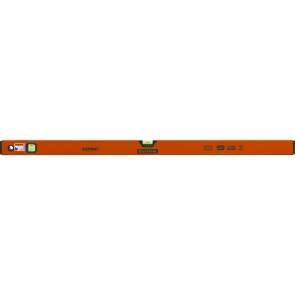Уровень коробчатый "EXPERT", KRAFTOOL 34710-100, 2 ампулы, 0,5 мм/м, 1000мм 34710-100_z01 купить в Тюмени