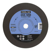 Круг отрезной по металлу FerrLine Expert 355 х 3,2 х 25,4 мм A30TBF
