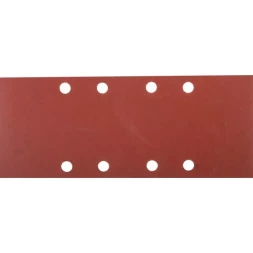 Лист шлифовальный ЗУБР "МАСТЕР", 8 отверстий, для ПШМ на зажимах, Р600, 93х230мм, 5шт 35591-600