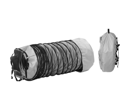 Комплект: рукав гибкий из ПВХ (300 мм, длина 6 м), сумка и фиксирующий ремень для теплогенераторов BALLU EC, EC/S, JUMBO купить в Тюмени
