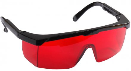 Очки STAYER защитные с регулируемыми по длине дужками, поликарбонатные красные линзы с оправой 2-110457 купить в Тюмени