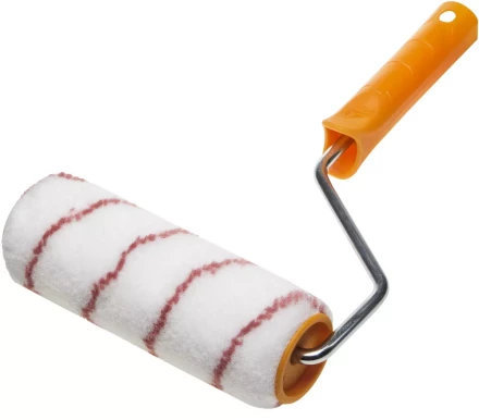 Валик NYLON ПОЛИАМИД малярный в сборе, ворс 10мм, бюгель 8мм, 48х180мм, STAYER Profi 0316-18 купить в Тюмени