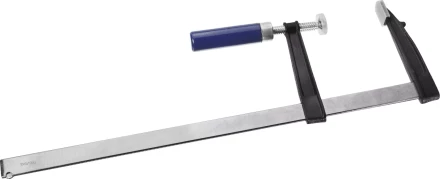 Струбцина DEXX, тип &quot;F&quot;, деревянная ручка, стальная закаленная рейка, 120х500мм 3205-120-500 купить в Тюмени