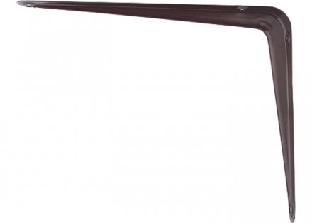 Кронштейн угловой с ребром 100х125 мм коричневый СИБРТЕХ 94022 купить в Тюмени