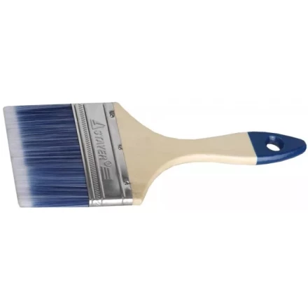 Кисть плоская STAYER &quot;AQUA-STANDARD&quot;, искусственная щетина, деревянная ручка, 100мм 01032-100 купить в Тюмени