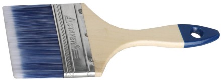 Кисть плоская STAYER &quot;AQUA-STANDARD&quot;, искусственная щетина, деревянная ручка, 100мм 01032-100 купить в Тюмени
